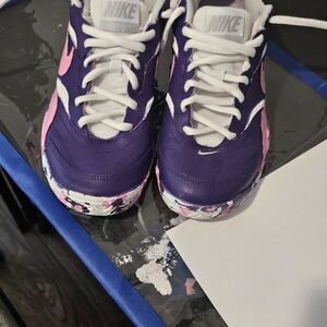 Nike Kids Purple and Pink Sneakers